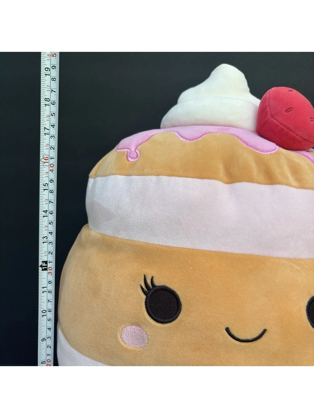 Squishmallows Sawtelle Large 19” Strawberry Shortcake Pancake
